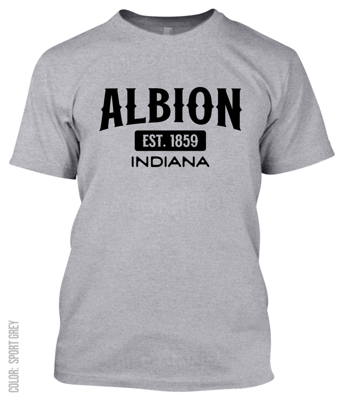 Albion, Indiana Athletic T-Shirt