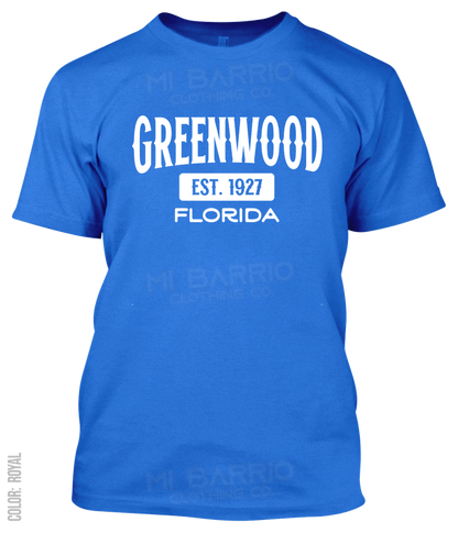 Greenwood, Florida Athletic T-Shirt
