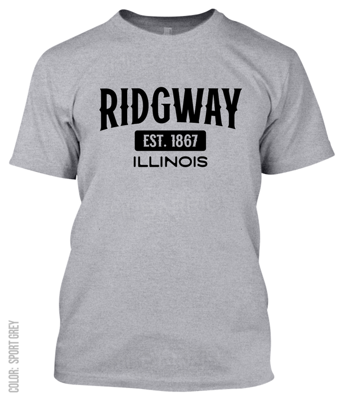 Ridgway, Illinois Athletic T-Shirt