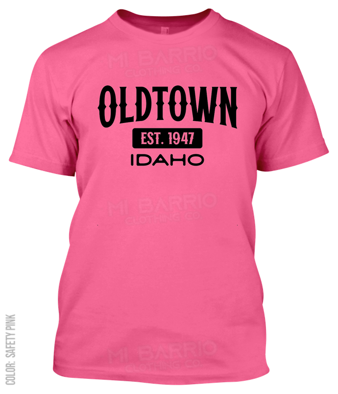 Oldtown, Idaho Athletic T-Shirt