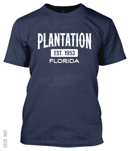 Plantation, Florida Athletic T-Shirt