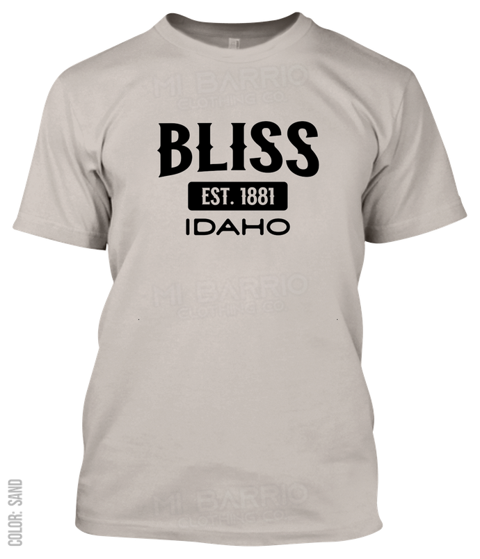 Bliss, Idaho Athletic T-Shirt