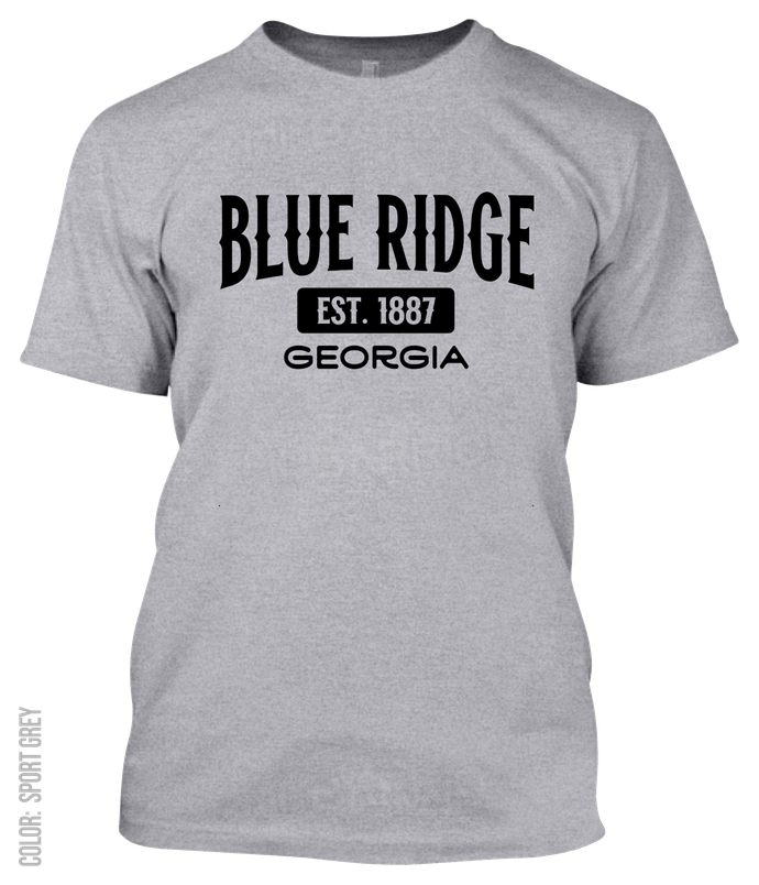Blue Ridge, Georgia Athletic T-Shirt