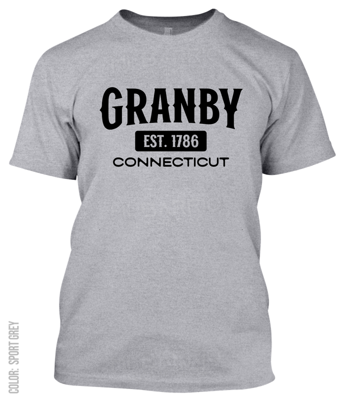 Granby, Connecticut Athletic T-Shirt