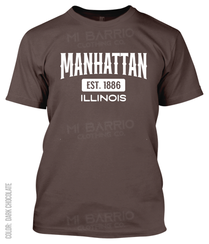 Manhattan, Illinois Athletic T-Shirt