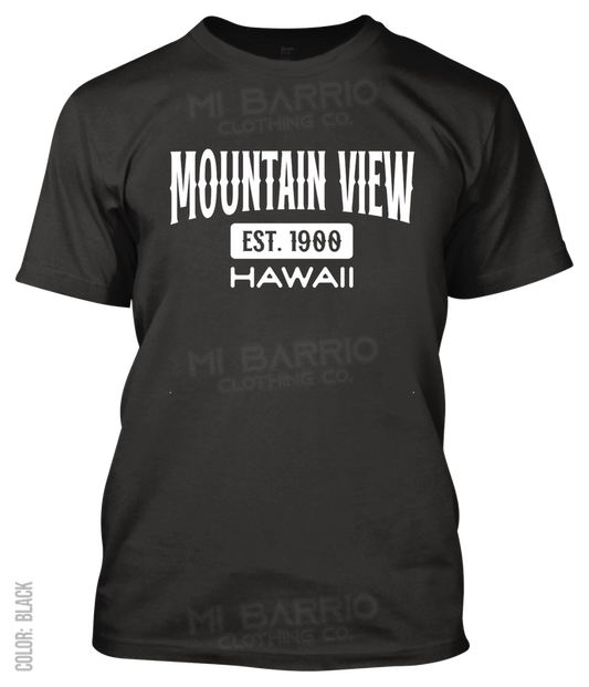 Mountain View, Hawaii Athletic T-Shirt