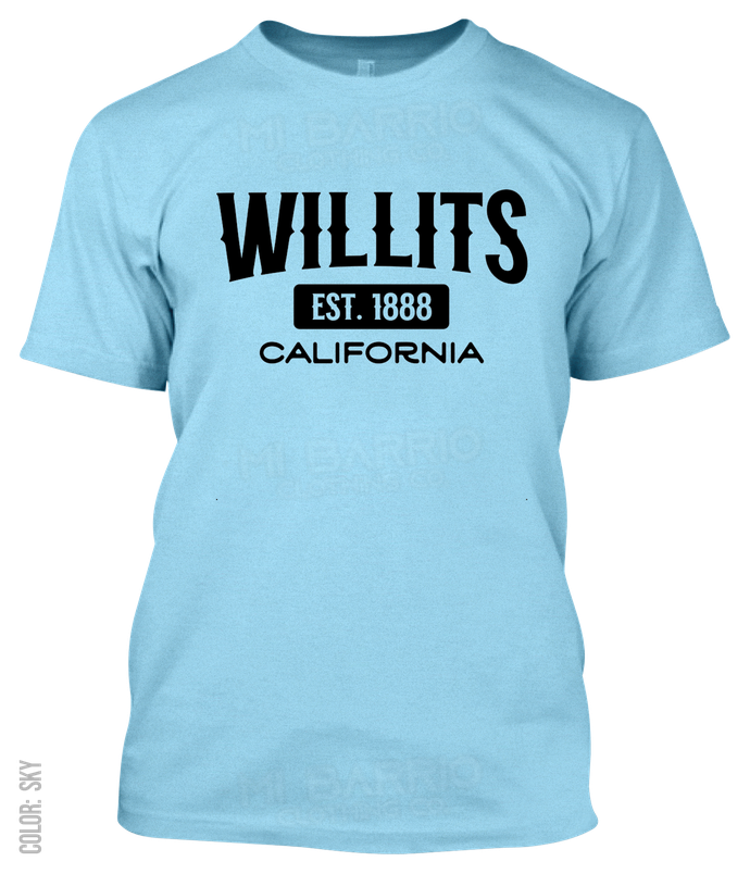 Willits, California Athletic T-Shirt