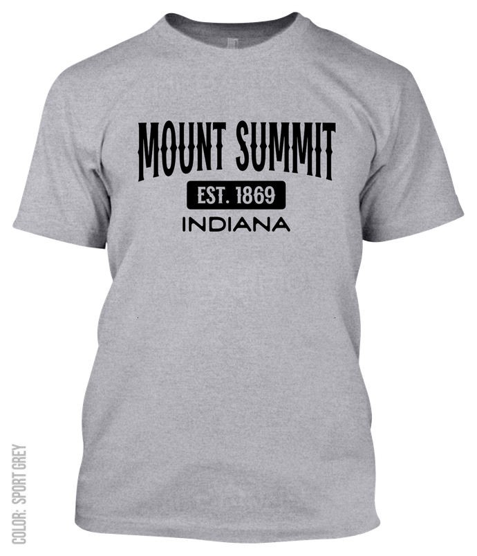Mount Summit, Indiana Athletic T-Shirt