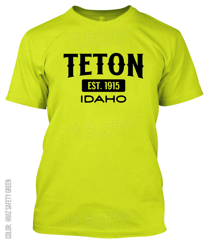 Teton, Idaho Athletic T-Shirt