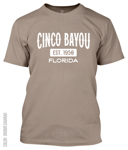 Cinco Bayou, Florida Athletic T-Shirt