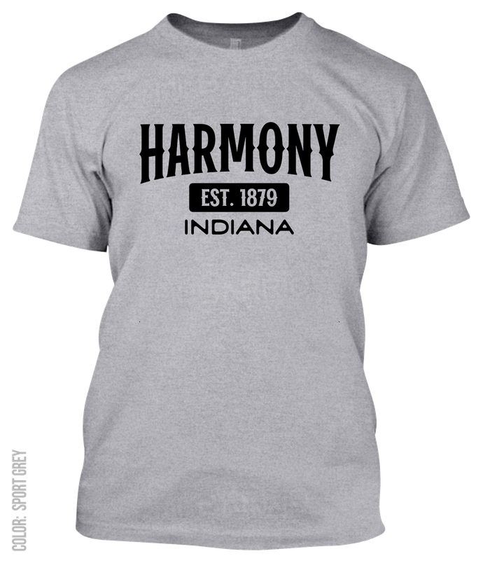 Harmony, Indiana Athletic T-Shirt