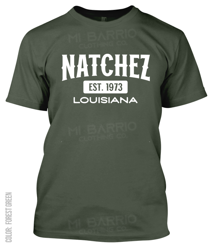 Natchez, Louisiana Athletic T-Shirt