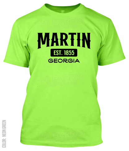 Martin, Georgia Athletic T-Shirt