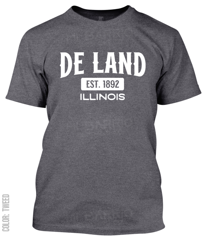De Land, Illinois Athletic T-Shirt