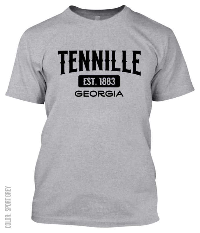 Tennille, Georgia Athletic T-Shirt
