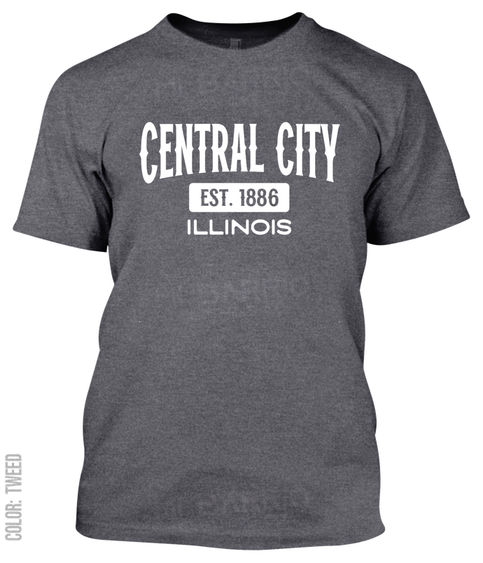 Central City, Illinois Athletic T-Shirt