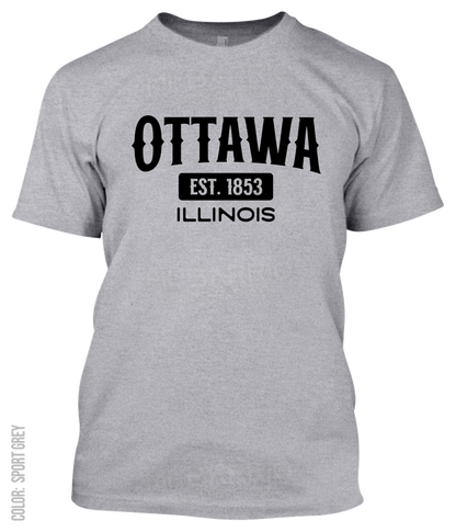 Ottawa, Illinois Athletic T-Shirt