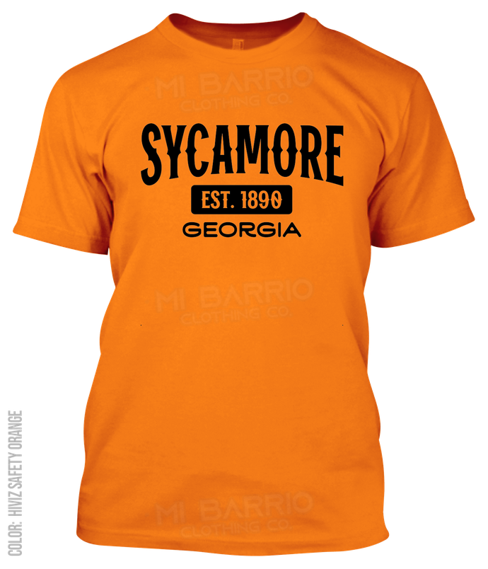 Sycamore, Georgia Athletic T-Shirt
