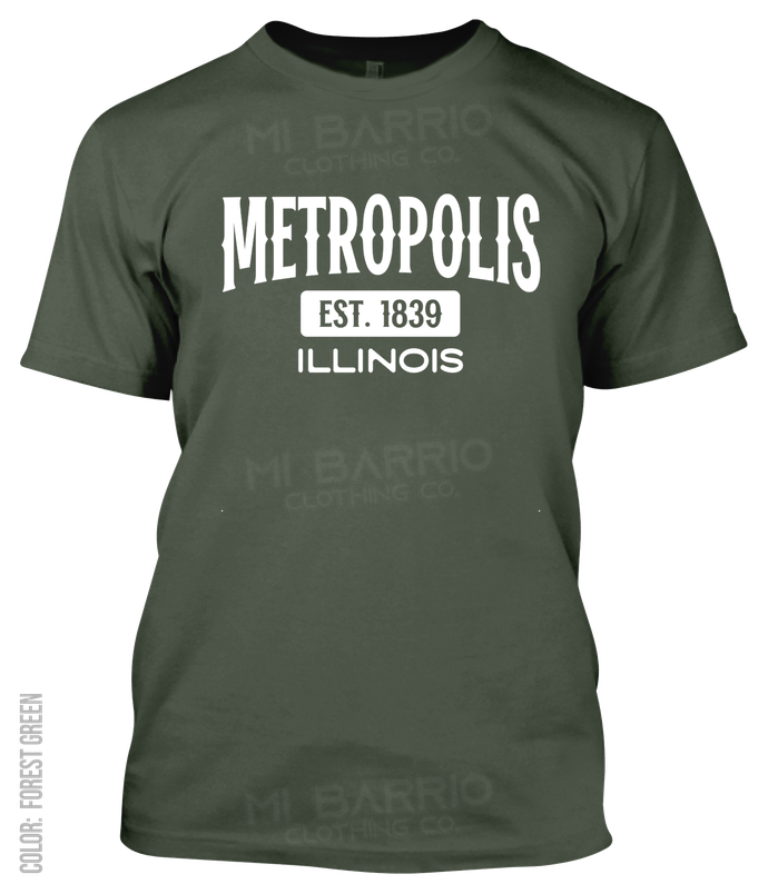 Metropolis, Illinois Athletic T-Shirt