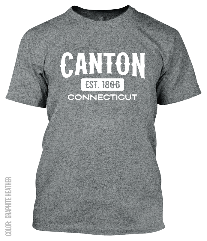 Canton, Connecticut Athletic T-Shirt
