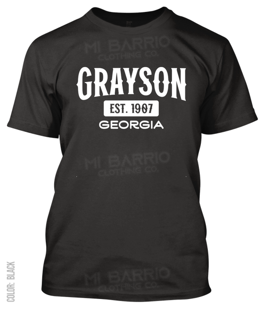 Grayson, Georgia Athletic T-Shirt