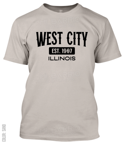 West City, Illinois Athletic T-Shirt
