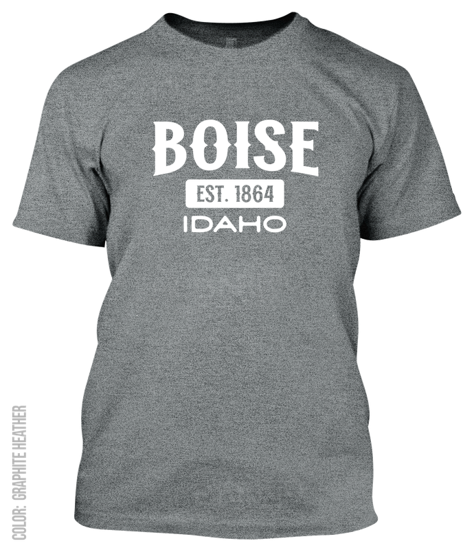 Boise, Idaho Athletic T-Shirt