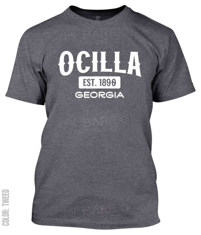 Ocilla, Georgia Athletic T-Shirt