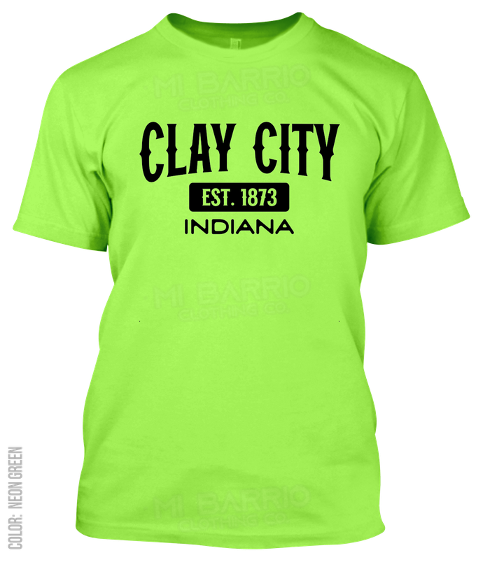 Clay City, Indiana Athletic T-Shirt