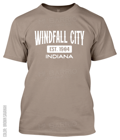 Windfall City, Indiana Athletic T-Shirt