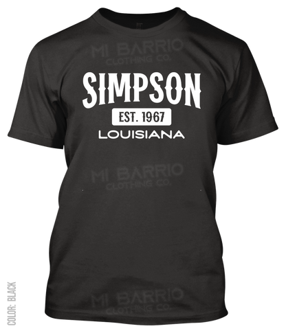 Simpson, Louisiana Athletic T-Shirt