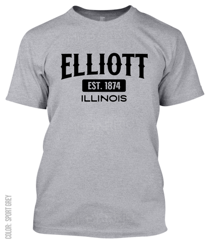 Elliott, Illinois Athletic T-Shirt