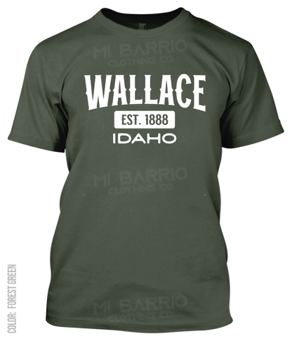 Wallace, Idaho Athletic T-Shirt