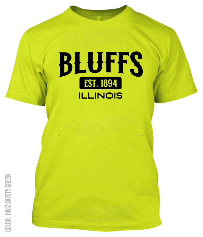 Bluffs, Illinois Athletic T-Shirt