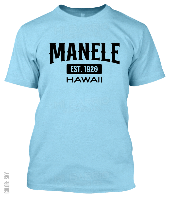 Manele, Hawaii Athletic T-Shirt
