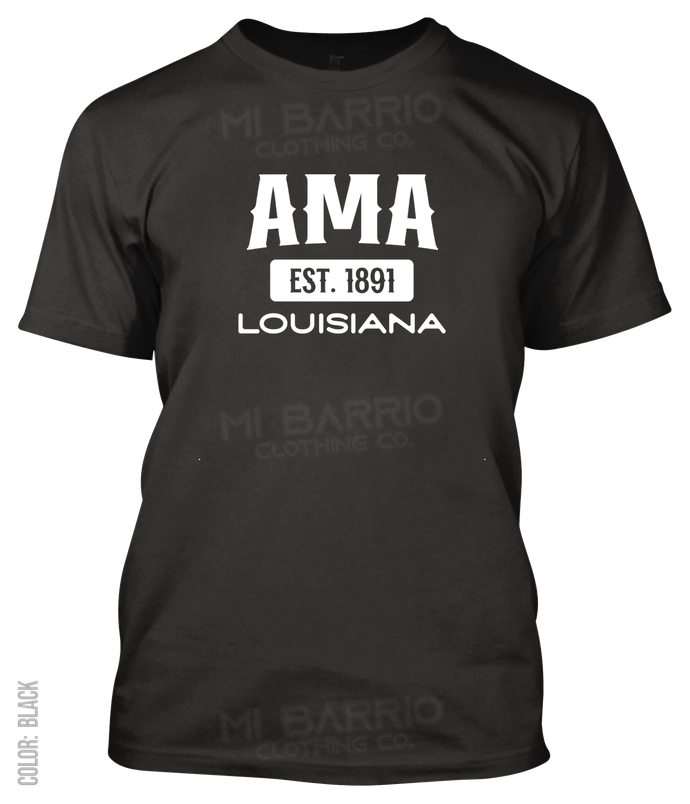 Ama, Louisiana Athletic T-Shirt