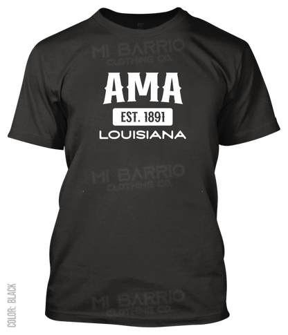 Ama, Louisiana Athletic T-Shirt
