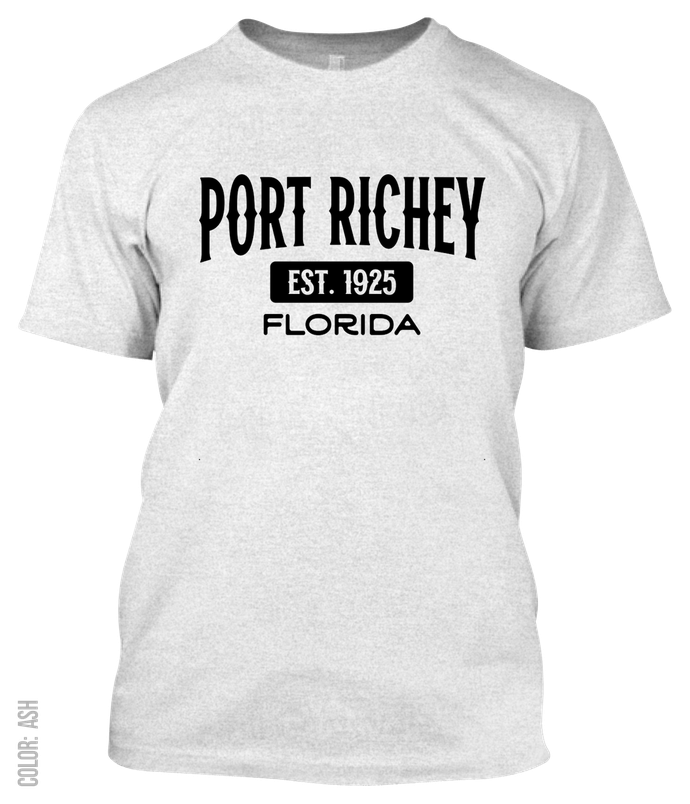 Port Richey, Florida Athletic T-Shirt