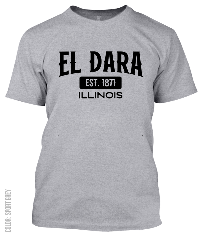 El Dara, Illinois Athletic T-Shirt