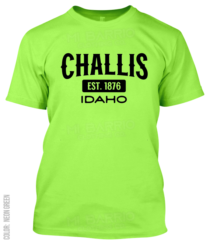 Challis, Idaho Athletic T-Shirt