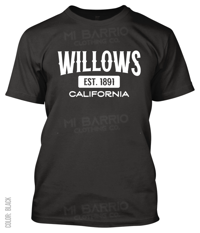 Willows, California Athletic T-Shirt