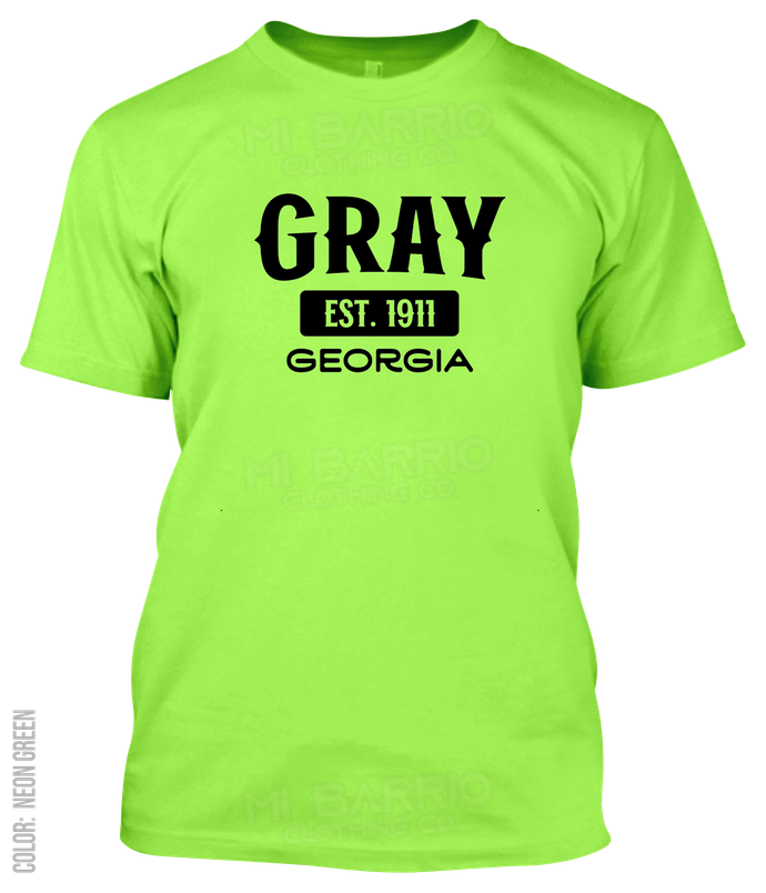 Gray, Georgia Athletic T-Shirt