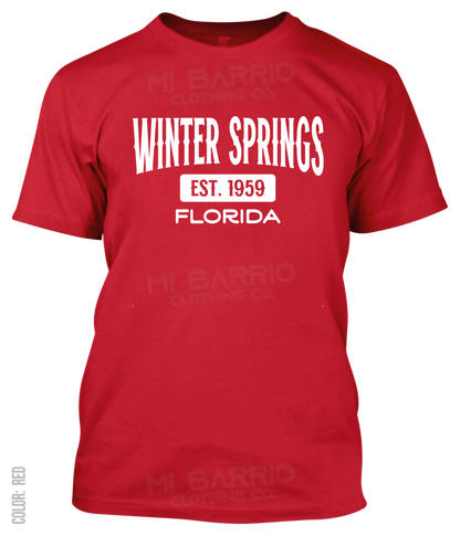 Winter Springs, Florida Athletic T-Shirt