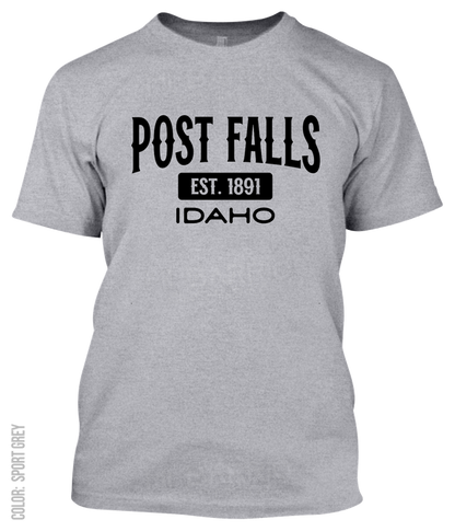 Post Falls, Idaho Athletic T-Shirt