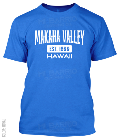 Makaha Valley, Hawaii Athletic T-Shirt