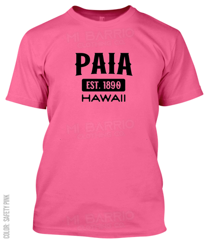 Paia, Hawaii Athletic T-Shirt