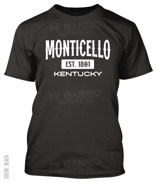 Monticello, Kentucky Athletic T-Shirt