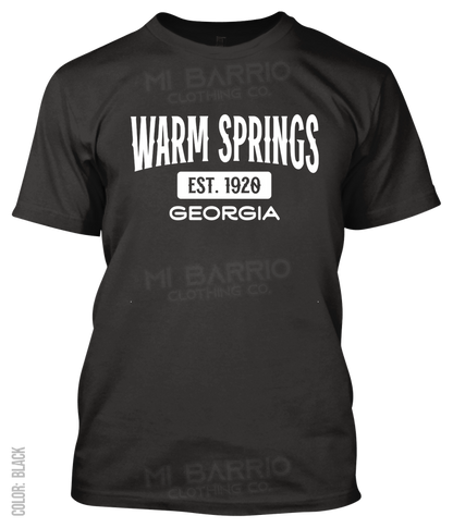 Warm Springs, Georgia Athletic T-Shirt
