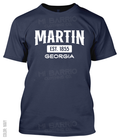 Martin, Georgia Athletic T-Shirt