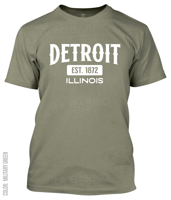 Detroit, Illinois Athletic T-Shirt
